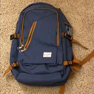 Never used Journeyman backpack (Blue and brown)